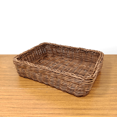 割引｜あけびかご｜並編み｜バスケット｜整理箱｜中サイズ｜四角底