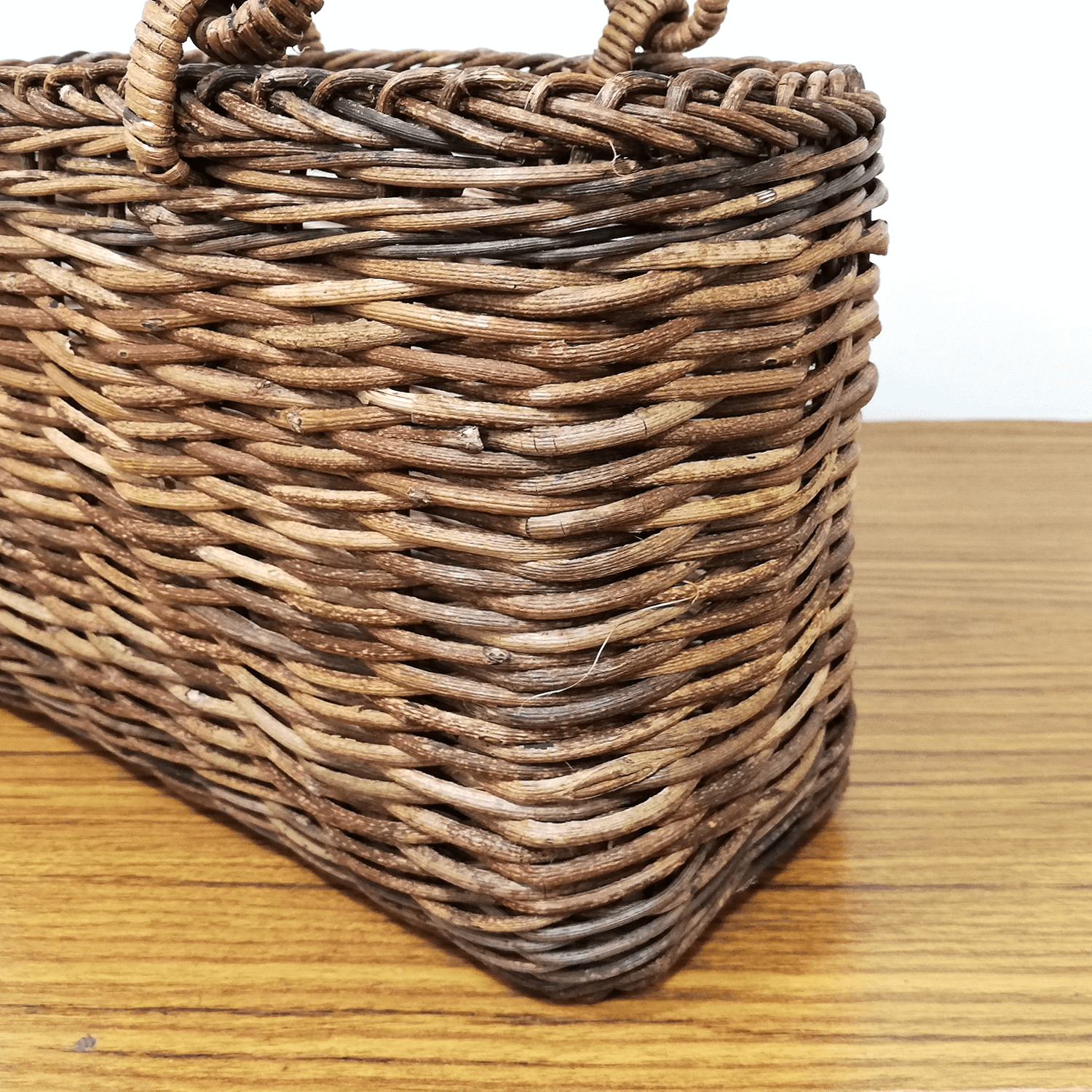 割引｜あけび-かごバッグ｜仲々編み｜小サイズ｜四角底｜浅型｜国産