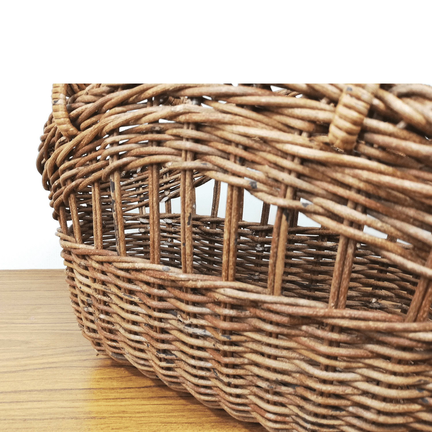 割引｜あけび-かごバッグ｜並編み｜透かし模様｜小サイズ｜舟底｜山