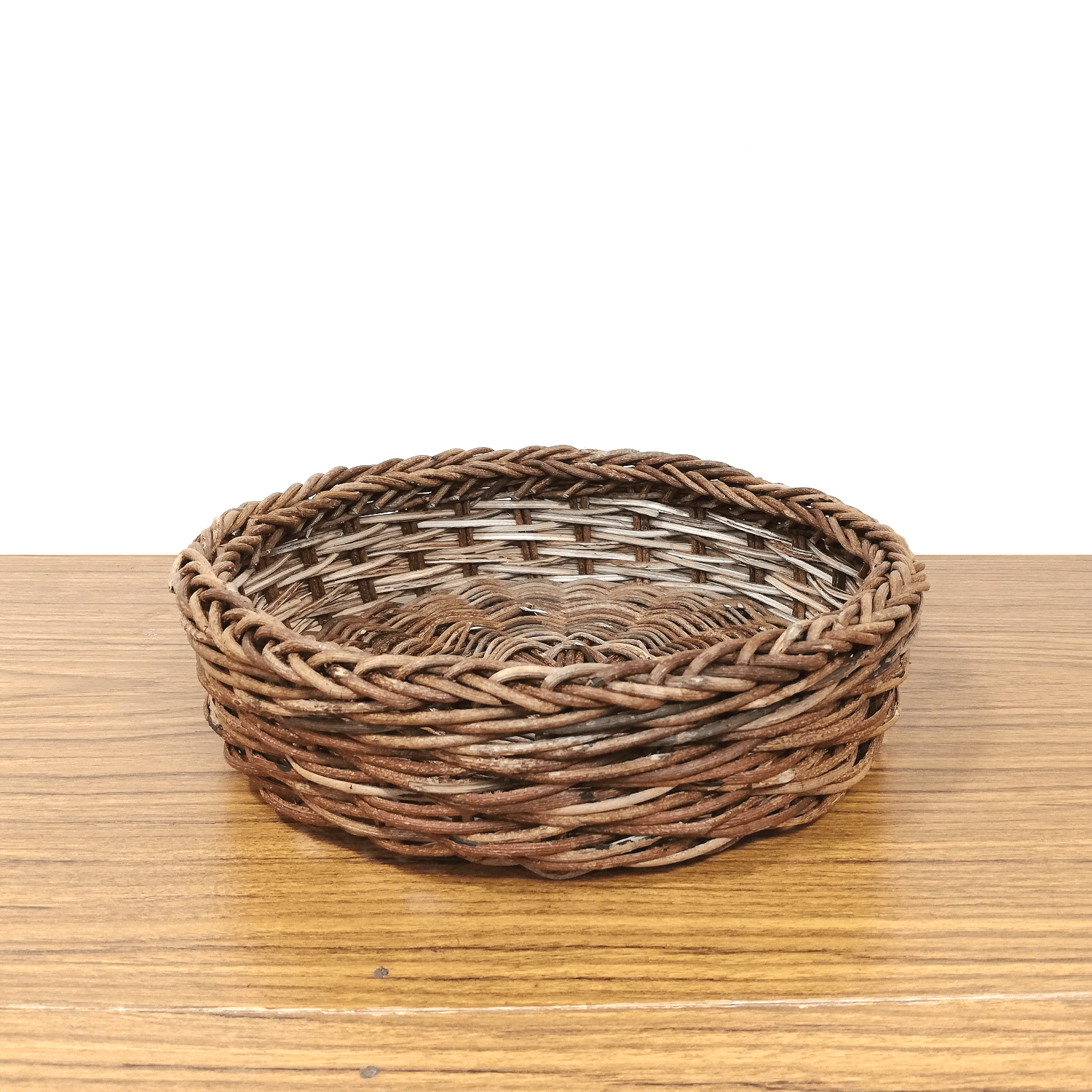 あけびかご｜トレー｜バスケット｜小松編み｜菓子器｜鉢受け皿｜中サイズ｜円底