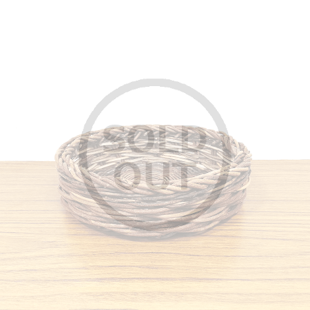 一点-あけびかご｜トレー｜バスケット｜小松編み｜菓子器｜鉢受け皿｜小サイズ｜円底へ