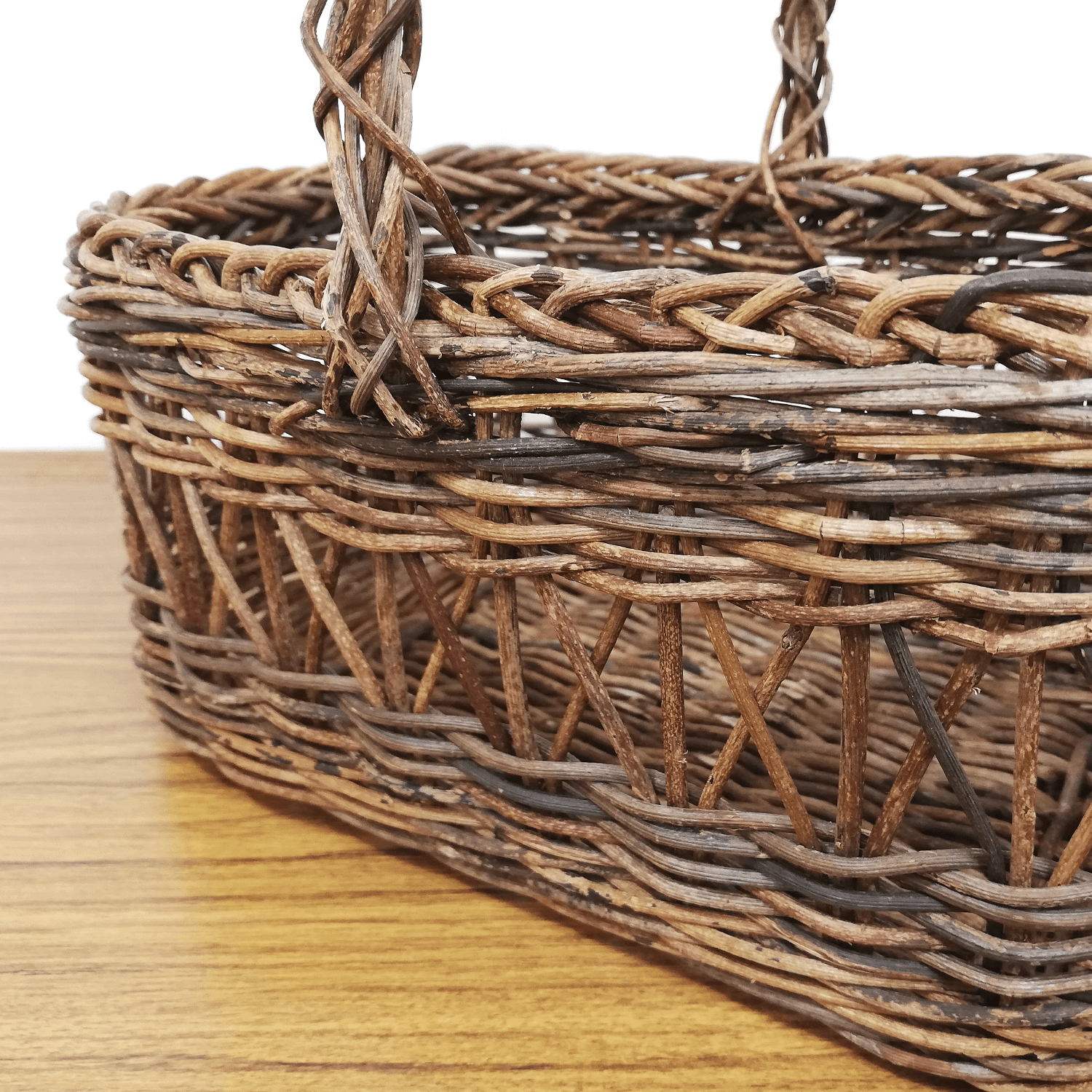 一点物｜あけびかご｜ミニバスケット｜矢来編み｜小物入れ｜菓子器｜中