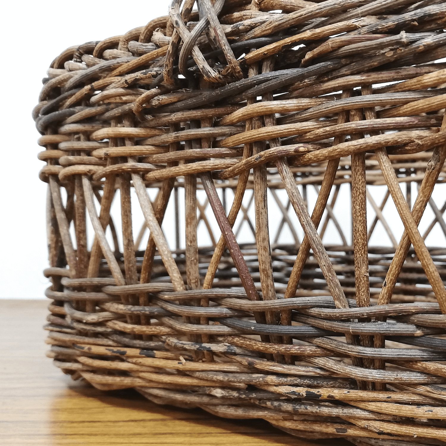 一点物｜あけびかご｜ミニバスケット｜矢来編み｜小物入れ｜菓子器｜中