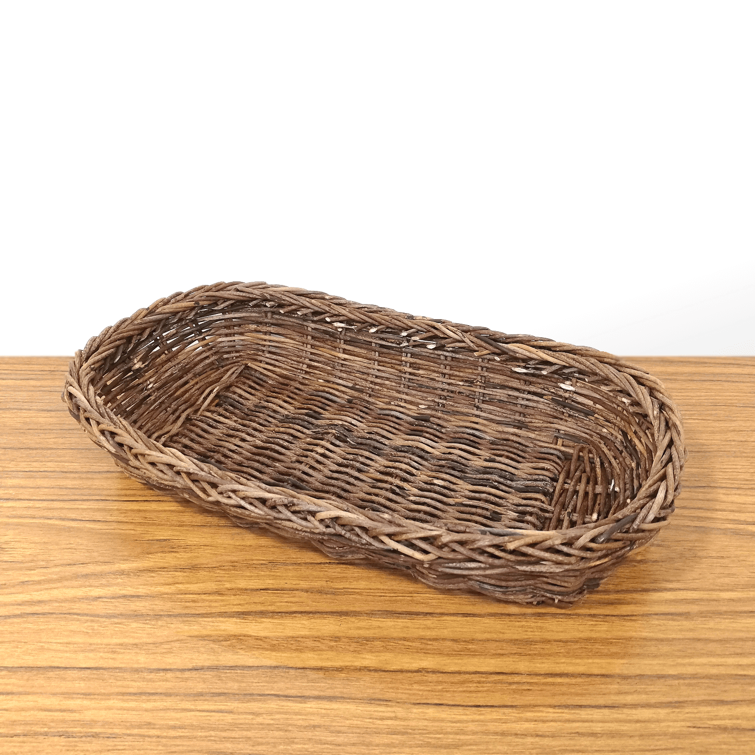 あけびかご｜バスケット｜菓子皿｜パン皿｜パンかご｜並編み｜楕円形｜口広｜あけび蔓細工｜つるかご