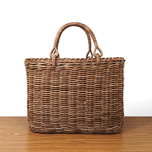 一点物｜あけび-かごバッグ｜並編み｜大サイズ｜小判底｜青森県の