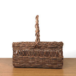 一点物｜あけびかご｜かごバッグ｜バスケット｜矢来編み｜小物入れ