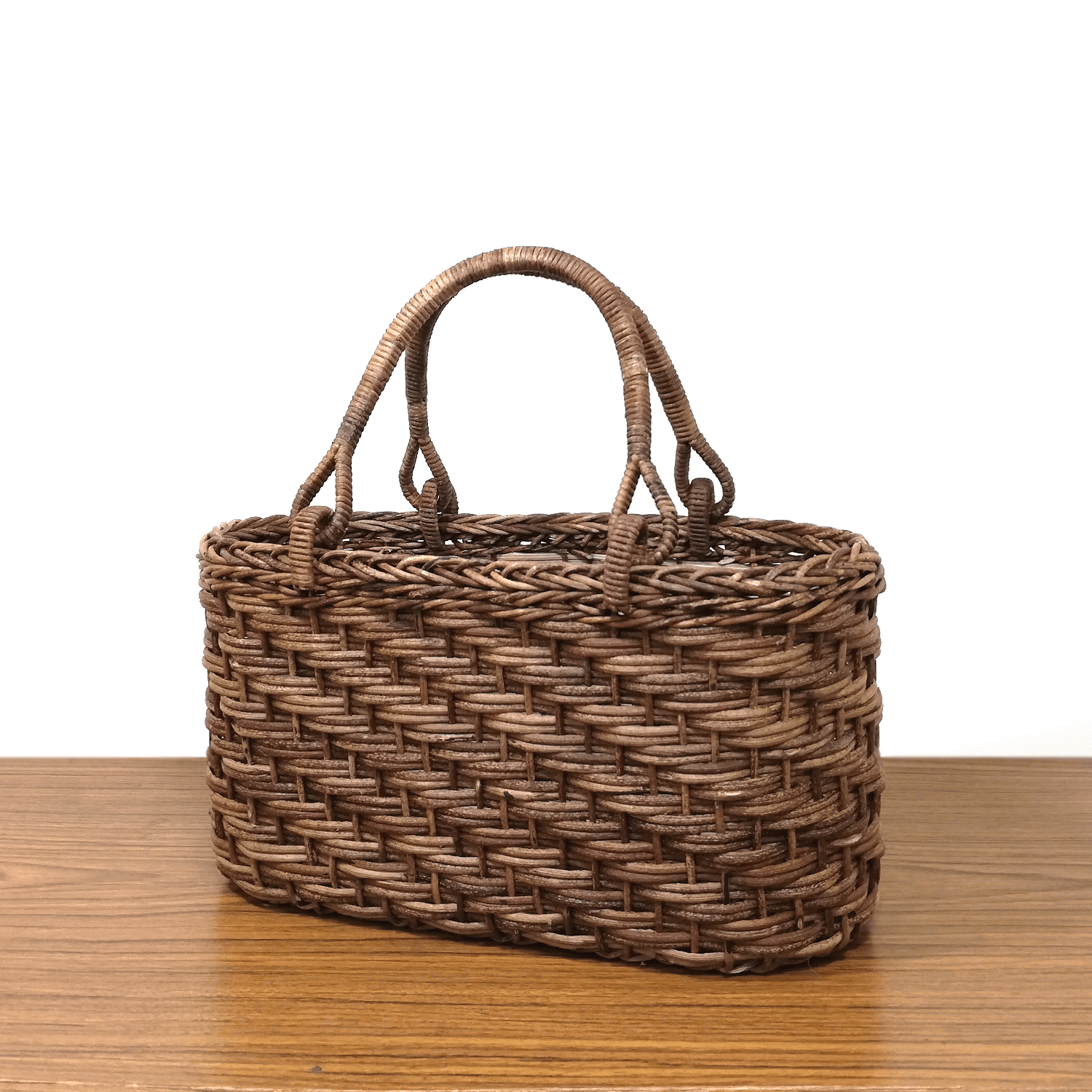 あけび　籠　バッグ　民藝 黄金屋 アケビかご 胴張バッグ大〉 – 東北スタンダードマーケット