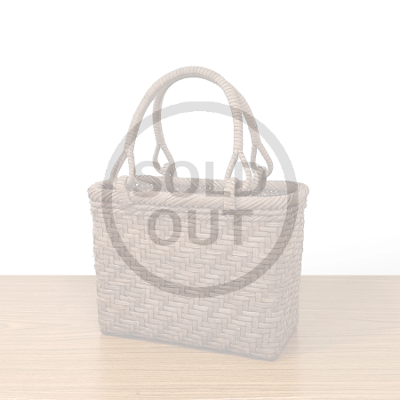 一点-山ぶどう-かごバッグ｜山葡萄｜網代編み｜小サイズ｜四角底へ